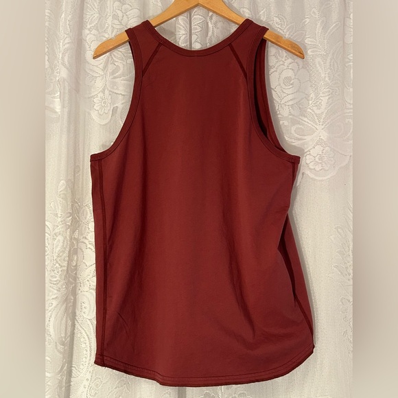 Reigning Champ 100% Cotton Rust Tank Top Athletic Made in Canada Minimalist L - Picture 2 of 6